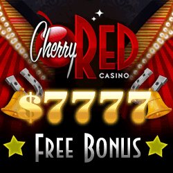 $7,777 welcome bonus at Cherry Red Casino