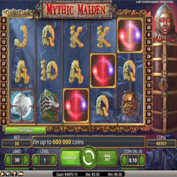 Mythic Maiden slot at Casino Euro Casino Euro launched Mythic Maiden slot