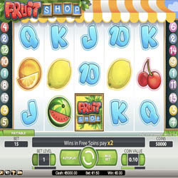 Fruit Shop slot at Casino Euro Casino Euro launched Fruit Shop slot