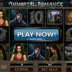 Immortal Romance slot at Spin Palace Casino Spin Palace Casino launched Immortal Romance slot